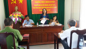 Thường trực HĐND huyện Lộc Ninh giám sát việc tiếp công dân,  giải quyết khiếu nại, tố cáo, kiến nghị của công dân, công tác hòa giải cơ sở  và thực hiện chuyển hóa địa bàn đối với UBND thị trấn Lộc Ninh