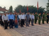 Huyện Lộc Ninh dâng hương tưởng niệm các Anh hùng Liệt sĩ