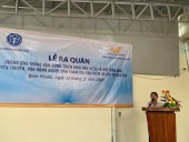 Bảo hiểm xã hội và Bưu điện Lộc Ninh phối hợp tổ chức Lễ ra quân hưởng ứng Tháng vận động triển khai bảo hiểm xã hội toàn dân năm 2020