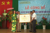 Lễ đón nhận bằng công nhận xã Lộc Tấn đạt chuẩn nông thôn mới