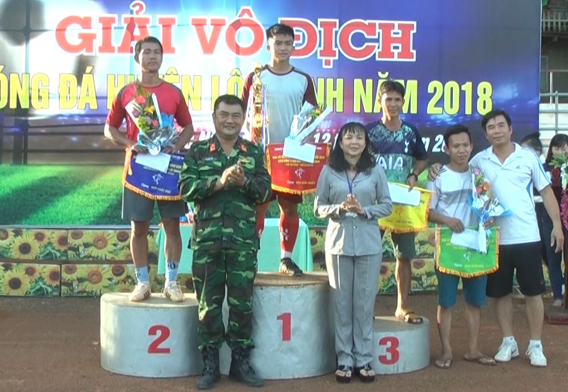 Huyện Lộc Ninh tổ chức khai mạc giải vô địch bóng đá năm 2018