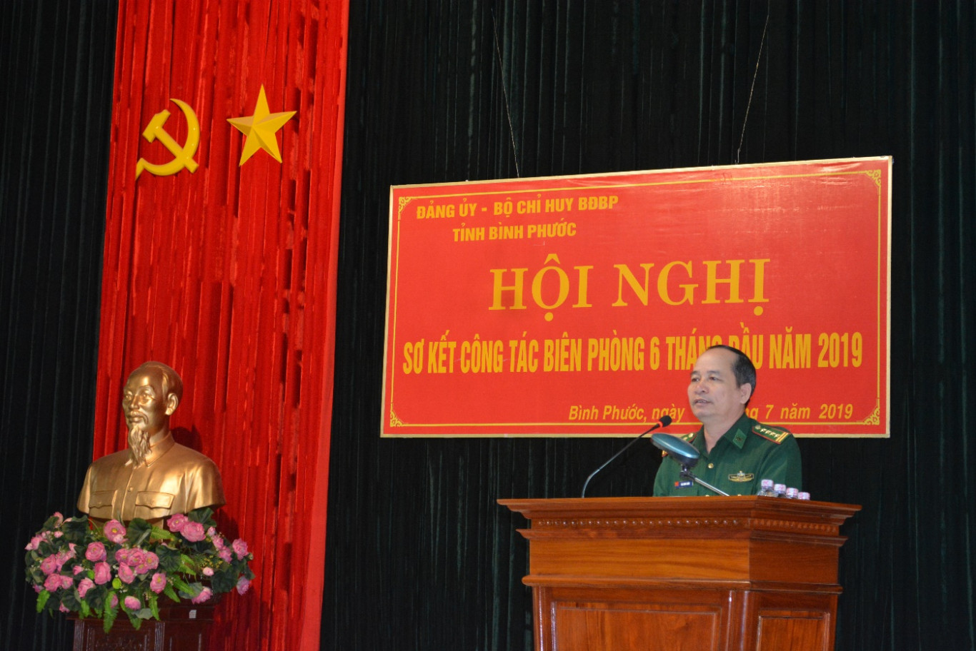 Đại tá Bùi Minh Soái, Chỉ huy trưởng BĐBP tỉnh kết luận hội nghị