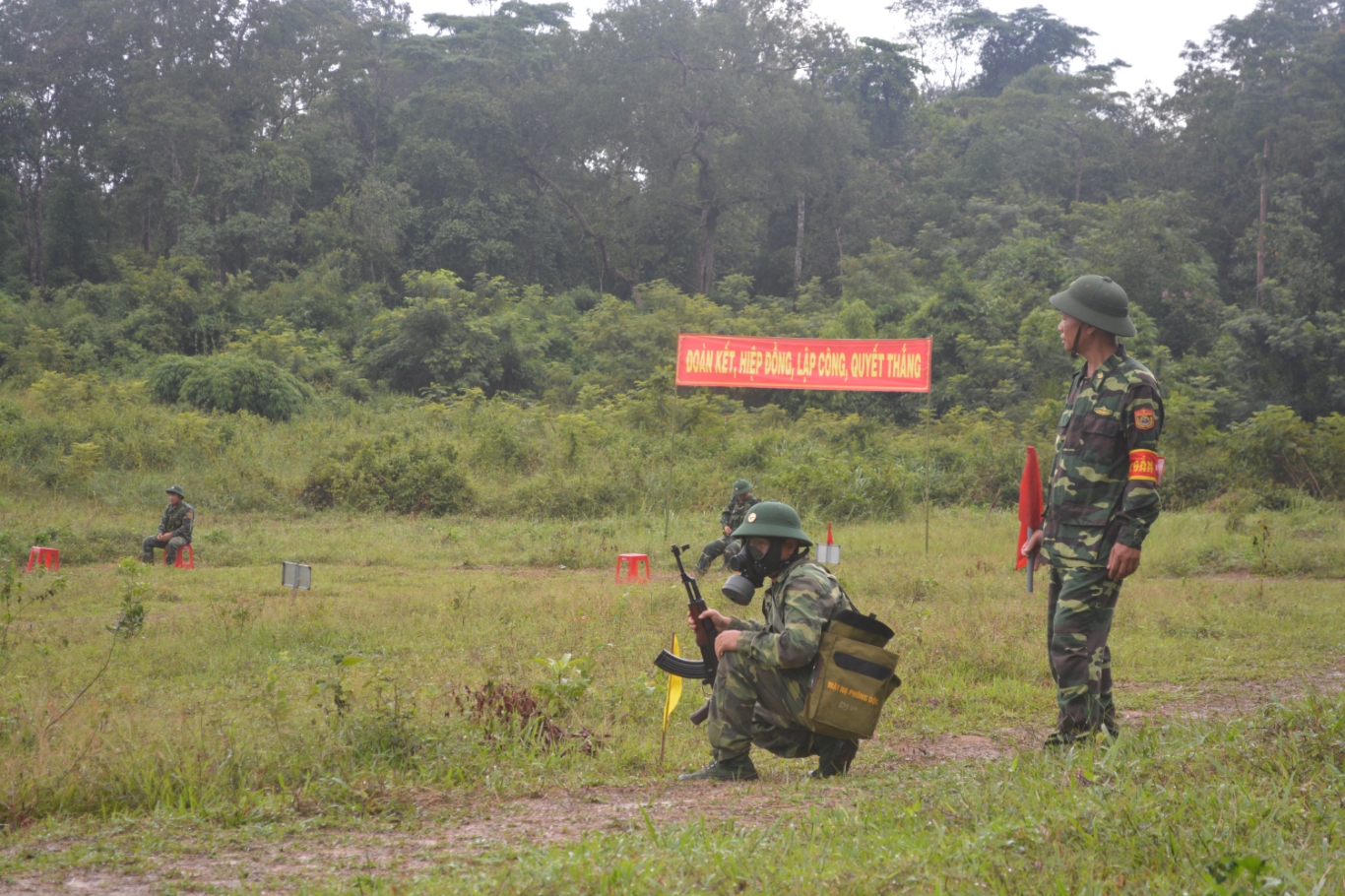 Bộ đội Biên phòng Bình Phước: kiểm tra bắn đạn thật năm 2018