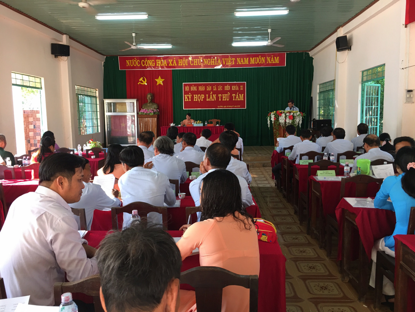 Xã Lộc Điền tổ chức kỳ họp thứ 8  Hội đồng nhân dân khóa XI, nhiệm kỳ 2016-2021 thành công tốt đẹp