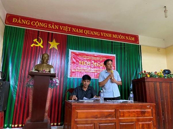 Hai khu dân cư ở xã Lộc Hiệp tổ chức Hội nghị lấy ý kiến nhận xét  và tín nhiệm của cử tri nơi cư trú