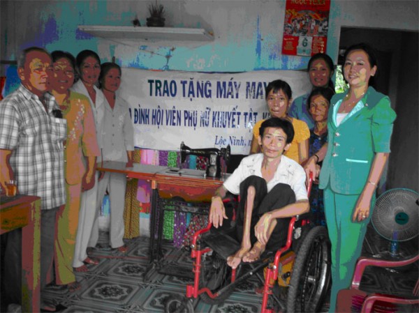 Một món quà ý nghĩa dành cho gia đình hội viên phụ nữ khuyết tật, khó khăn