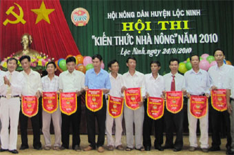 Hội thi kiến thức nhà nông huyện Lộc Ninh năm 2010, Hội Nông dân xã Lộc Thạnh đoạt giải nhất