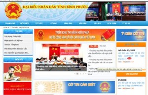 Thông báo rộng rãi Trang thông tin điện tử và chuyên mục “cử tri cần biết”  của Hội đồng nhân dân tỉnh Bình Phước.