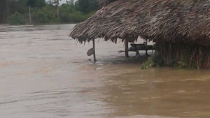 Tình hình thiên tai lụt bão trên địa bàn huyện trong 02 ngày 21-22/7/2014