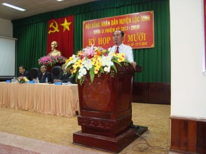 Hội đồng nhân dân huyện Lộc Ninh khóa IX hoàn thành kỳ họp thứ 10 (kỳ họp giữa năm 2015)