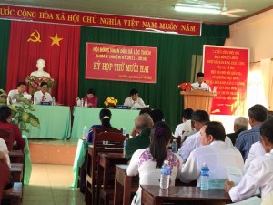 Hội đồng nhân dân xã Lộc Thiện đã tổ chức thành công kỳ họp thứ 12 khóa V nhiệm kỳ 2011 – 2016