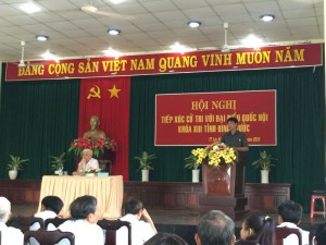 Đại biểu Quốc hội tỉnh Bình Phước tiếp xúc cử tri tại huyện Lộc Ninh