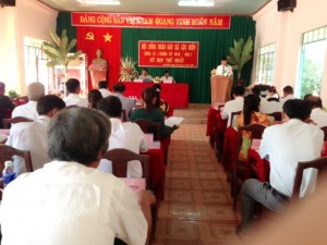 Kỳ họp thứ nhất Hội đồng nhân dân xã Lộc Điền khóa XI, nhiệm kỳ 2016-2021