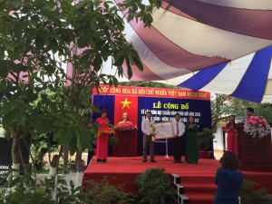 Xã Lộc Hưng đạt chuẩn nông thôn mới năm 2016