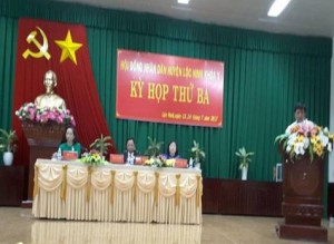 Hội đồng nhân dân huyện Lộc Ninh tổ chức kỳ họp thứ ba HĐND huyện khóa X, nhiệm kỳ 2016-2021