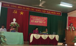 Kỳ họp thứ tư Hội đồng nhân dân xã Lộc Thiện khóa VI nhiệm kỳ 2016-2021