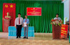 Đảng bộ xã Lộc Điền trao tặng Huy hiệu 45 năm tuổi Đảng