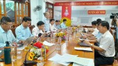 Sở Thông tin và Truyền thông làm việc với UBND huyện Lộc Ninh