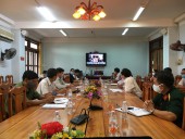 Ban Chỉ đạo Phòng, chống dịch Covid-19 huyện Lộc Ninh họp trực tuyến với các xã, thị trấn về công tác phòng, chống dịch Covid-19