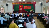 Liên đoàn Lao động huyện Lộc Ninh tổ chức Hội nghị Ban chấp hành lần thứ 7
