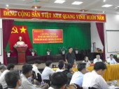Thường trực Huyện ủy Lộc Ninh gặp mặt nông dân sản xuất,  kinh doanh giỏi tiêu biểu cấp huyện năm 2018