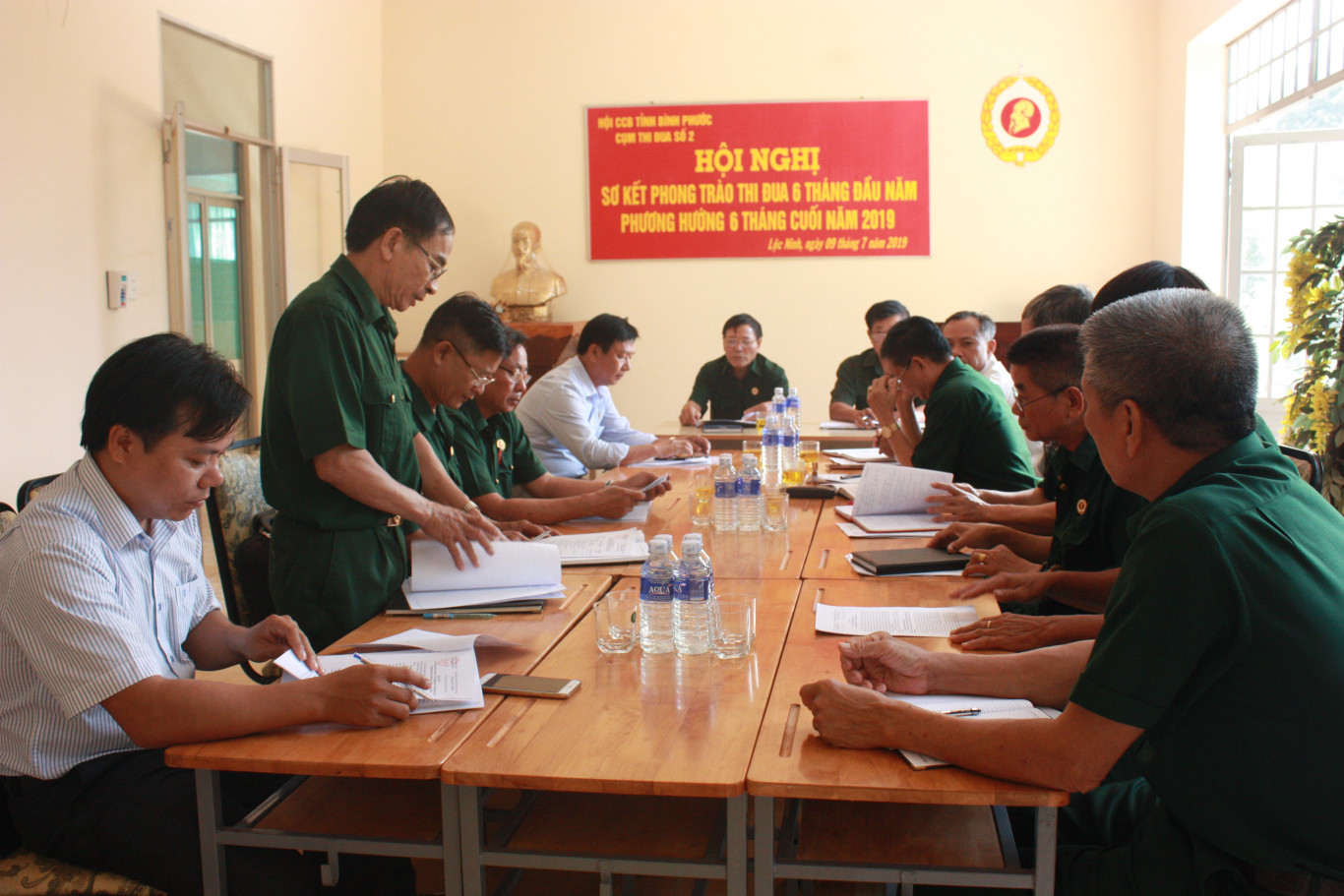 Cụm thi đua số 2 Hội cựu chiến binh tỉnh Bình Phước sơ kết 6 tháng đầu năm