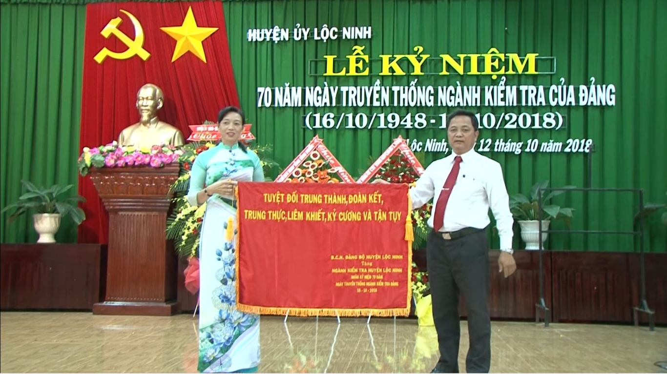 Lộc Ninh: kỷ niệm 70 năm thành lập Ngành kiểm tra Đảng (16/10)