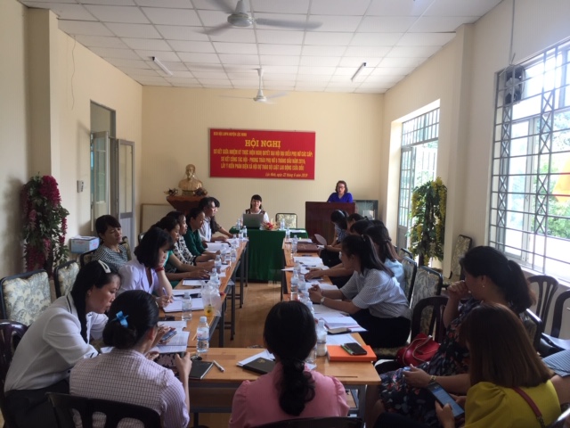 Hội LHPN huyện Lộc Ninh tổ chức Hội nghị sơ kết giữa nhiệm kỳ thực hiện Nghị quyết Đại hội đại biểu phụ nữ các cấp