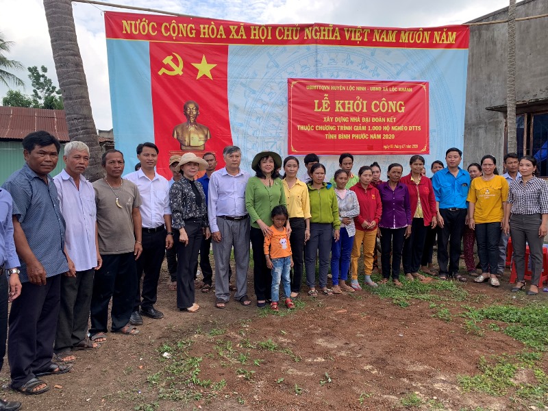 Huyện Lộc Ninh được phân bổ kinh phí xây dựng  107 nhà Đại đoàn kết năm 2020