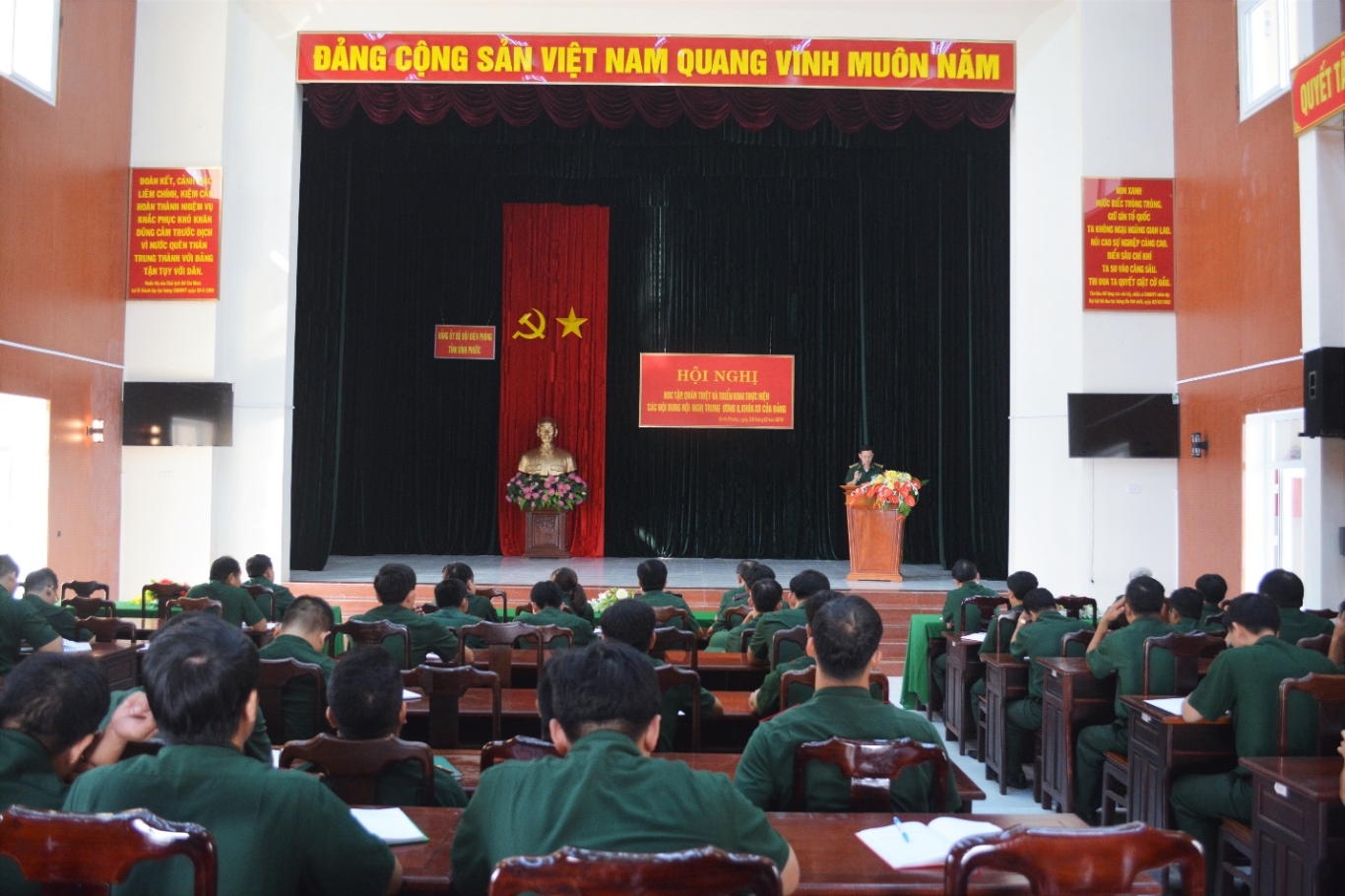 Đảng ủy Bộ đội Biên phòng tỉnh chức hội nghị học tập, quán triệt và triển khai thực hiện các nội dung Hội nghị Trung ương 8 khóa XII của Đảng
