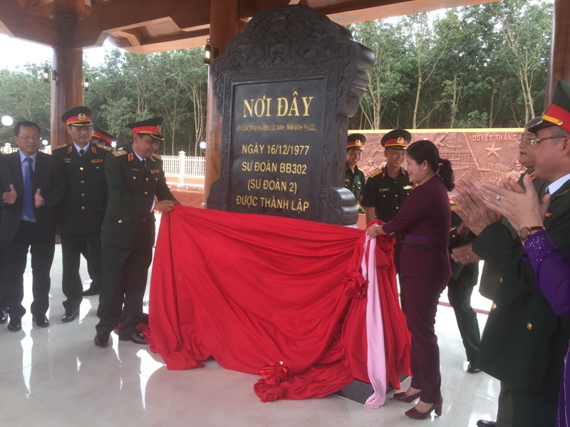 Khu di tích cấp tỉnh nơi thành lập Sư đoàn Bộ binh 302 – Bộ Tư lệnh Quân khu 7 sẽ được bàn giao về huyện Lộc Ninh quản lý