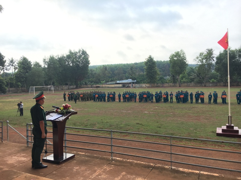 Huyện Lộc Ninh khai mạc Hội thao Thể dục - thể thao quốc phòng lực lượng vũ trang năm 2019
