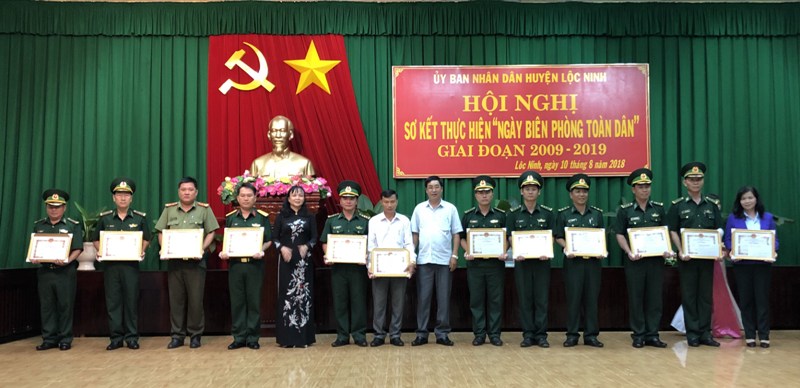 Huyện Lộc Ninh tổ chức Hội nghị sơ kết thực hiện “Ngày Biên phòng toàn dân” giai đoạn (2009 - 2019)