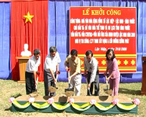 Sở văn hóa thể thao du lịch khởi công xây dựng nhà văn hóa cộng đồng tại xã Lộc Hiệp