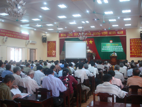 Ủy ban Mặt trận Tổ quốc huyện Lộc Ninh tổ chức tập huấn công tác bầu cử đại biểu Quốc hội khóa XIII, bầu cử đại biểu Hội đồng nhân dân các cấp nhiệm kỳ 2011-2016