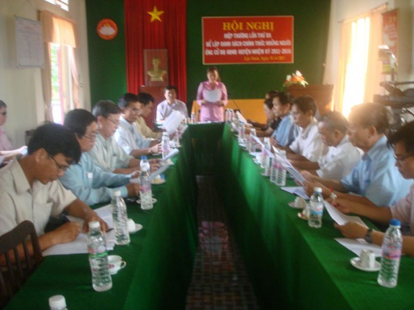 Ủy ban MTTQ Việt Nam huyện Lộc Ninh tổ chức hội nghị hiệp thương lần thứ ba
