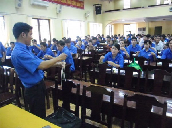 Lộc Ninh: 200 cán bộ Đoàn tham gia lớp bồi dưỡng, tập huấn nghiệp vụ năm 2011