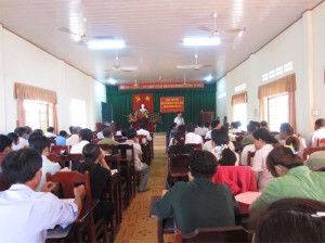 Huyện Lộc Ninh tổ chức tập huấn công tác gia đình và phòng chống bạo lực gia đình năm 2013.