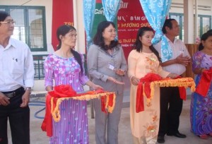 Khánh thành điểm trường Mẫu giáo Hướng Dương tại ấp Thạnh Phú, xã Lộc Thạnh, huyện Lộc Ninh, tỉnh Bình Phước