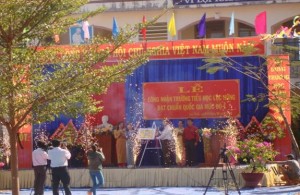 Huyện Lộc Ninh được công nhận lại đạt chuẩn quốc gia chống mù chữ và phổ cập giáo dục tiểu học, phổ cập giáo dục trung học cơ sở