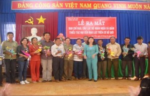 Xã Lộc Tấn tổ chức Lễ ra mắt Ban Chỉ đạo và Câu lạc bộ  ngăn ngừa và giảm thiểu tác hại của bạo lực trên cơ sở giới.