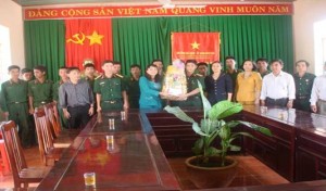 Huyện Lộc Ninh tổ chức các đoàn thăm, chúc Tết các đơn vị trên địa bàn huyện nhân dịp Xuân Giáp Ngọ - 2014