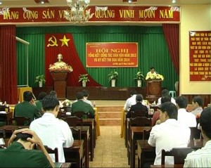 Ban Dân vận Huyện uỷ Lộc Ninh tổng kết công tác dân vận năm 2013