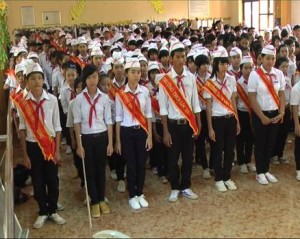 Huyện Đoàn Lộc Ninh tổ chức Hội thi Nghi thức đội và chỉ huy đội giỏi, năm học 2013 – 2014