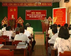 Hội nghị tổng kết Hội Khuyến học huyện Lộc Ninh năm 2013