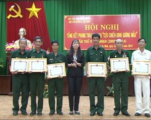 Hội Cựu chiến binh huyện Lộc Ninh tổ chức Hội nghị tổng kết phong trào thi đua “ Cựu chiến binh gương mẫu”  lần thứ V giai đoạn (2009-2014)