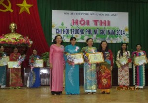 Hội LHPN huyện Lộc Ninh tổ chức Hội thi chi hội trưởng phụ nữ giỏi cấp huyện năm 2014