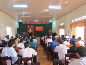 Huyện Lộc Ninh tổ chức Lớp tập huấn công tác quản lý Nhà nước về văn hóa và tổ chức các hoạt động văn hóa - thể thao cơ sở năm 2014
