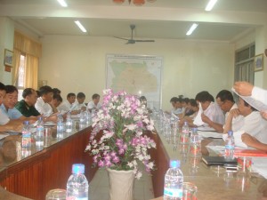 Huyện Lộc Ninh họp, triển khai kế hoạch tiêm vắc xin Sởi –Rubella