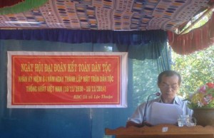 Tưng bừng Ngày hội Đại đoàn kết toàn dân tộc ở ấp 3A, xã Lộc Thuận